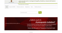 Desktop Screenshot of igecem.edomex.gob.mx