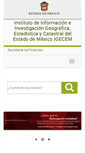 Mobile Screenshot of igecem.edomex.gob.mx